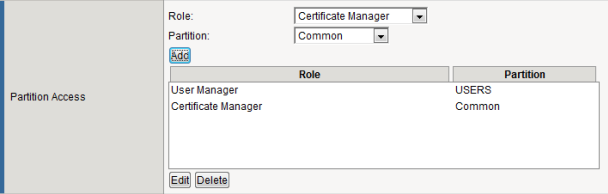 Granting partition access to a BIG-IP user account
