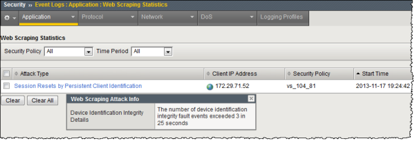 Example device ID integrity attack