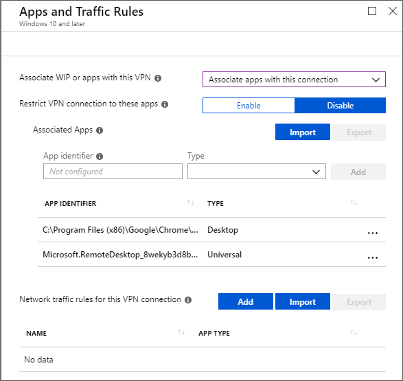 Apps and Traffic Rules Screen