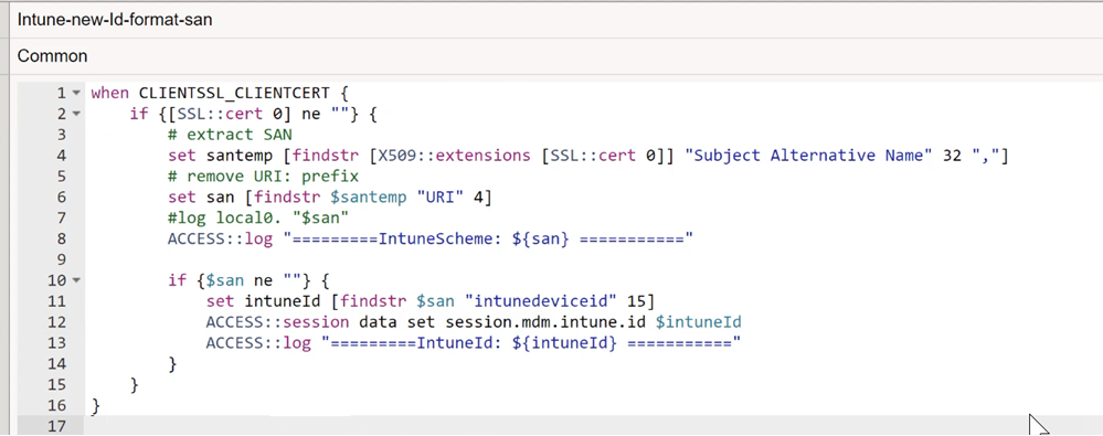 Session variable assignment in iRule