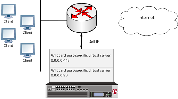 APM transparent forward proxy deployment