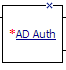 Red asterisk in AD Auth action