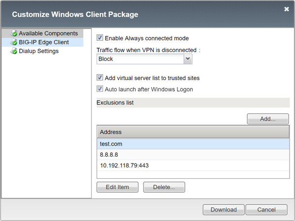 Screenshot Customize Window Client Package