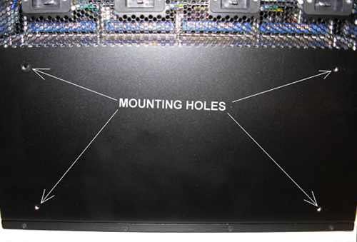 VIPRION handle rear mounting holes